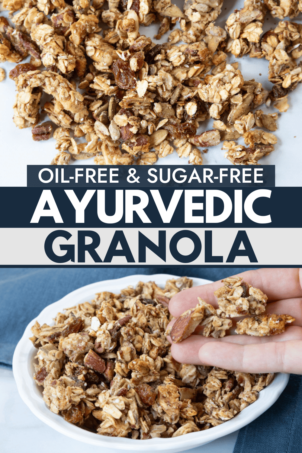 Ayurvedic Granola (Oil-free, Sugar-free)