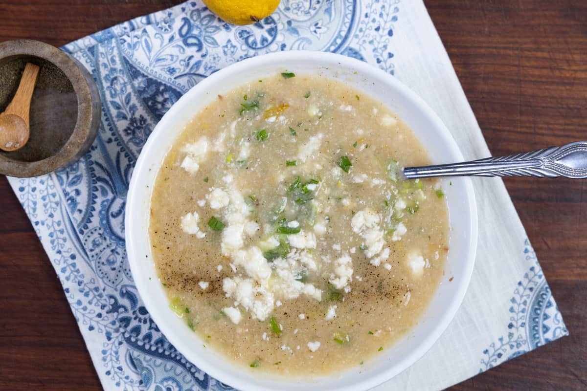 Winter White Vegetable Soup