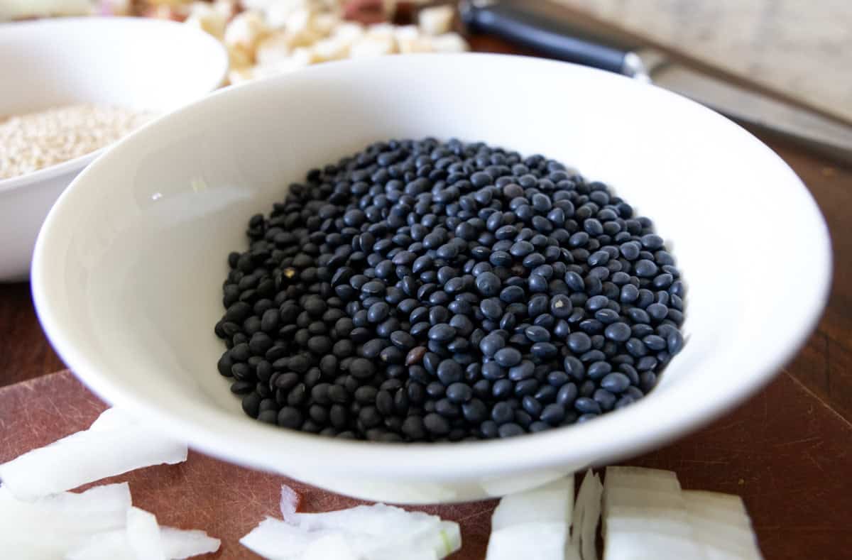 black lentils