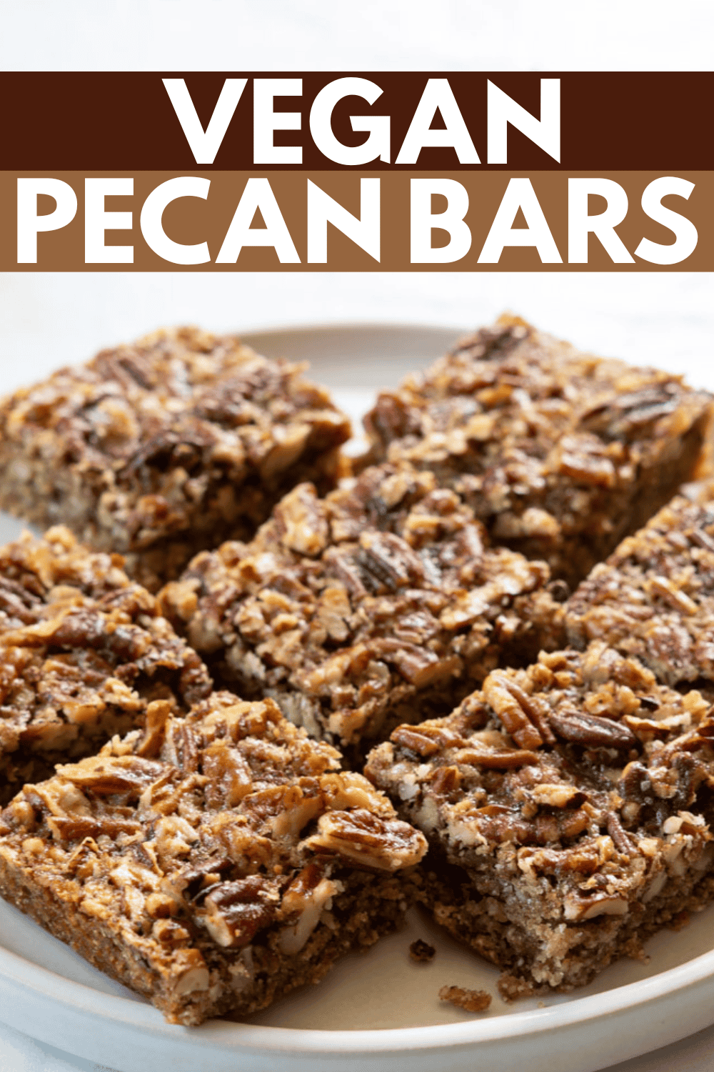 Easy Pecan Bars (Vegan)
