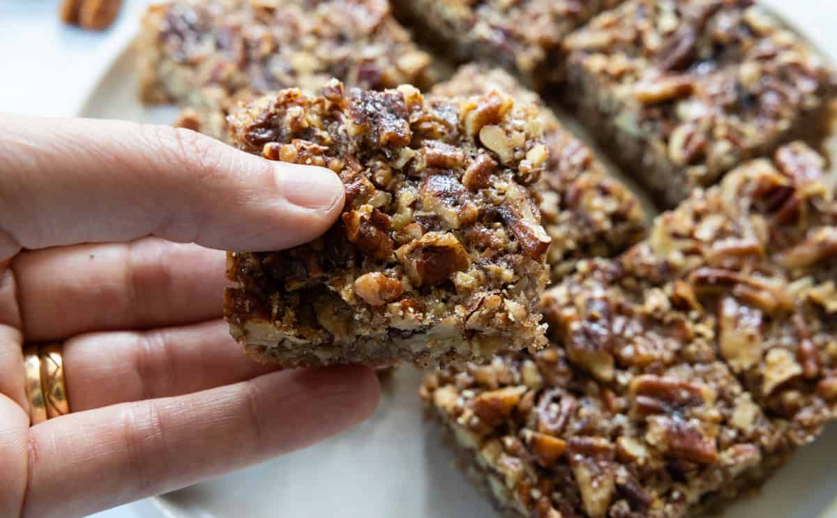 Pecan bars (vegan)
