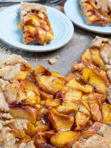 Simple Peach Galette