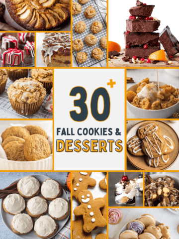30+ Fall Cookies and Desserts