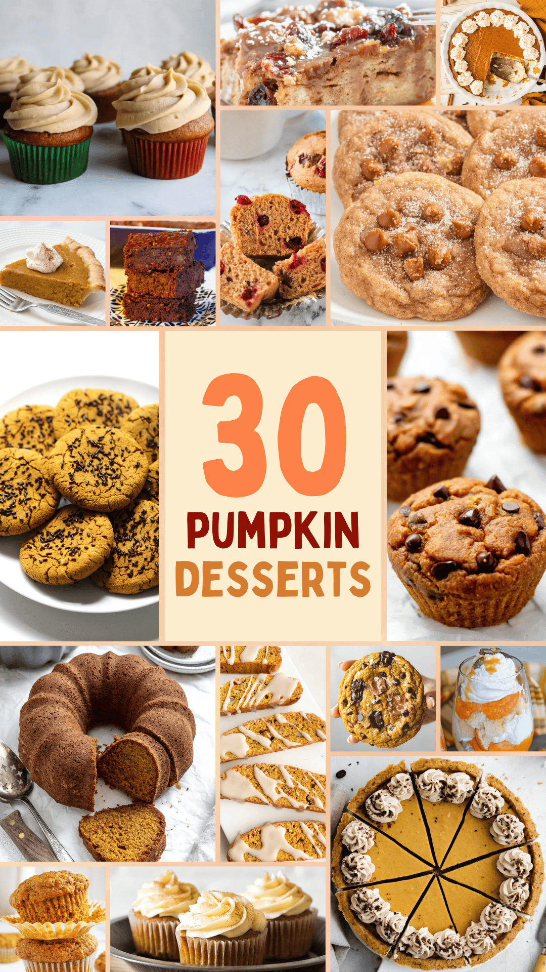 30 Easy & Healthy Fall Pumpkin Desserts
