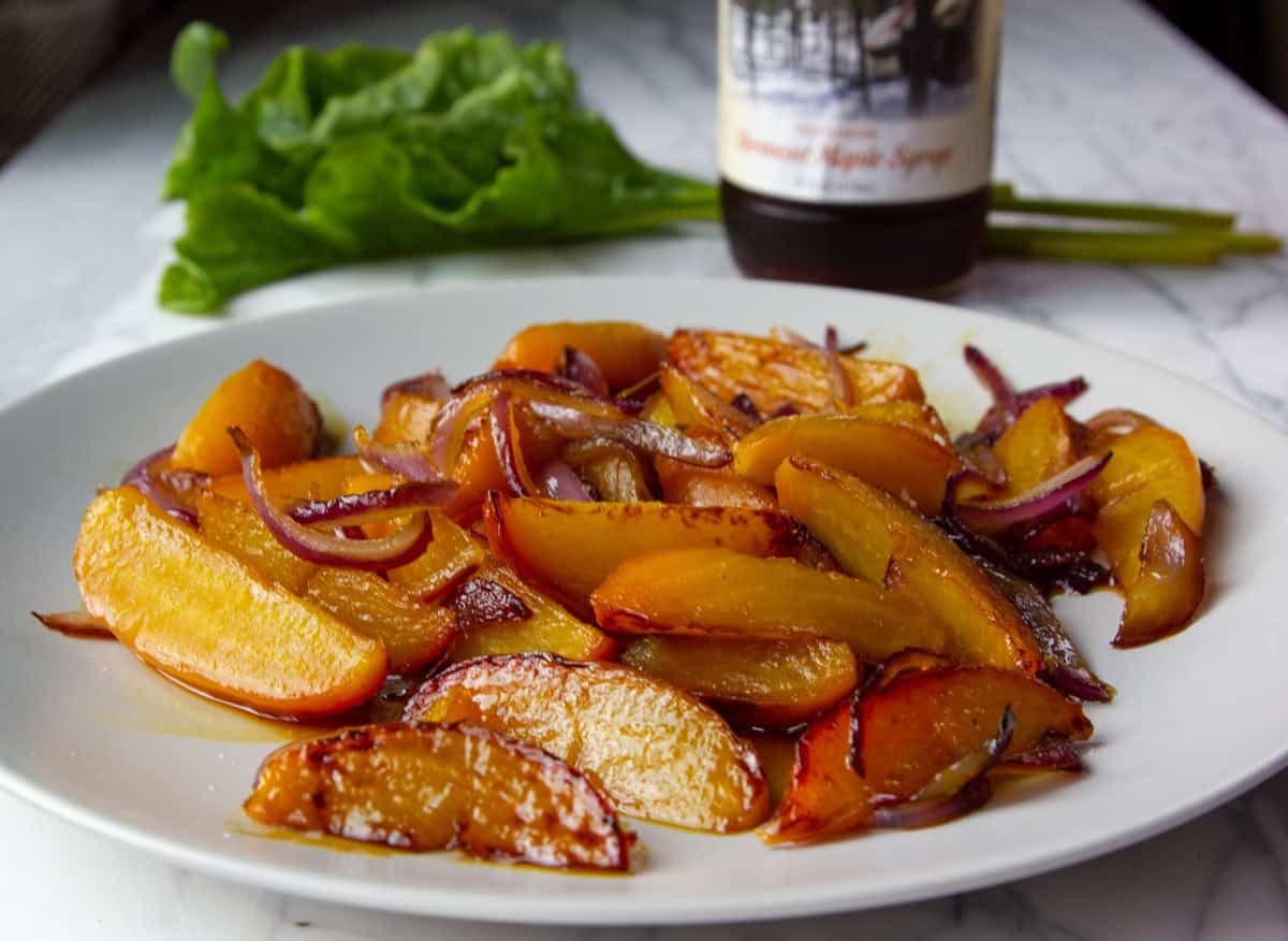 Roasted Beets with Maple Butter