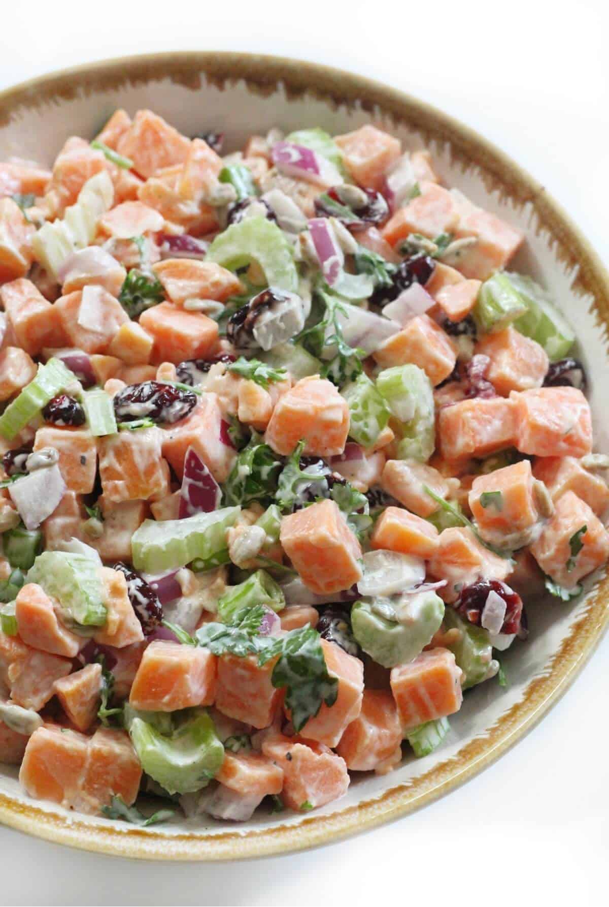 Sweet Potato Salad (Gluten-Free, Vegan)