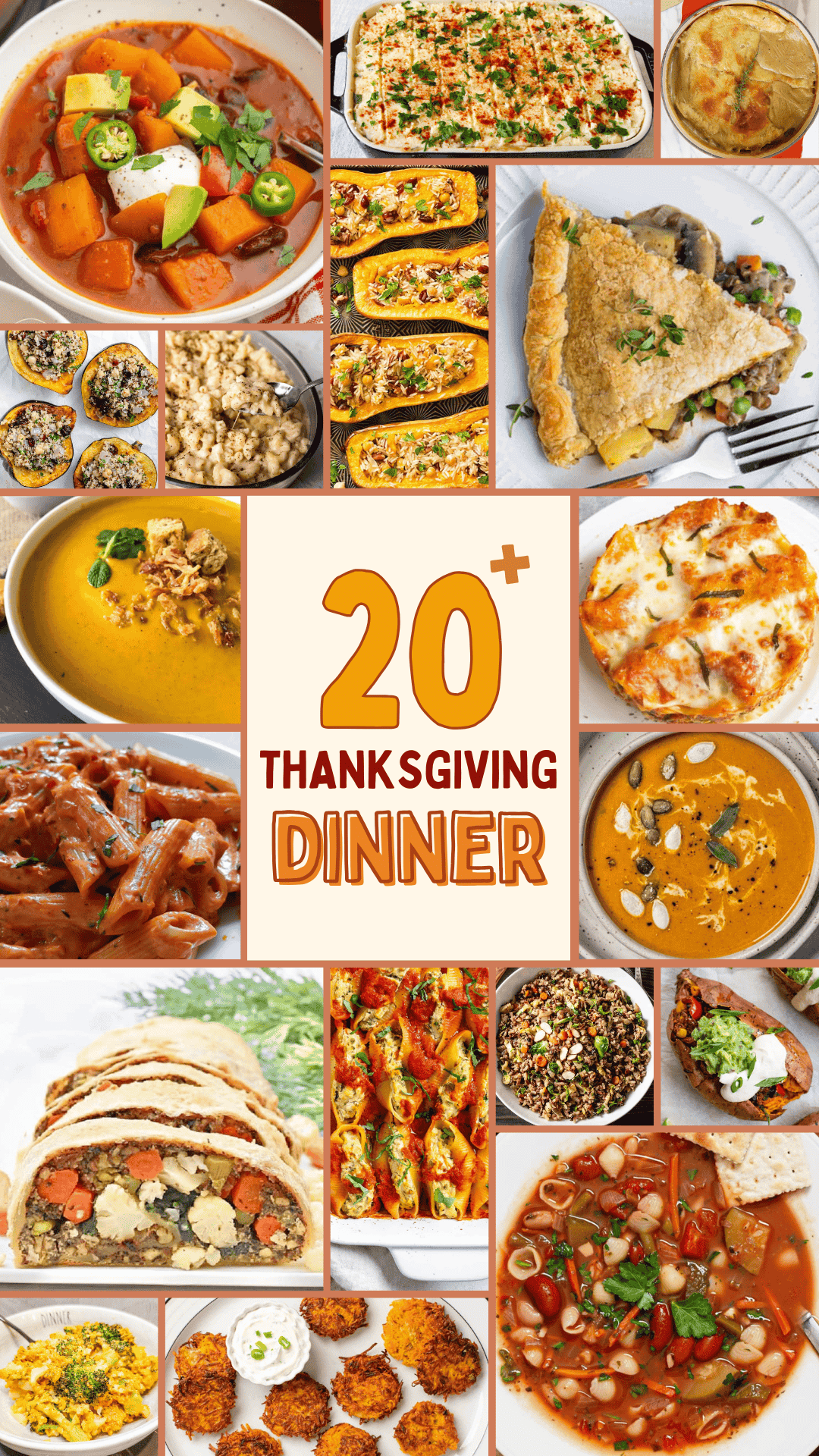 20+ Vegetarian Thanksgiving Dinner Recipes
