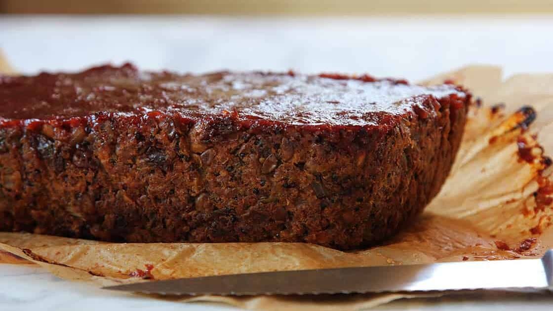Quinoa Lentil Loaf