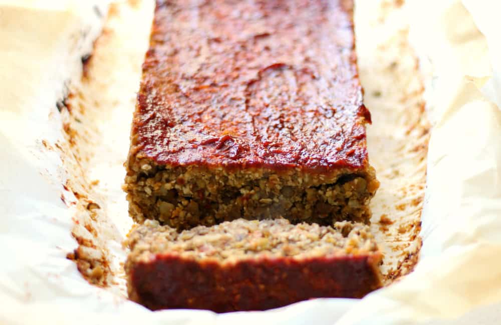 Vegan Cauliflower Lentil Loaf