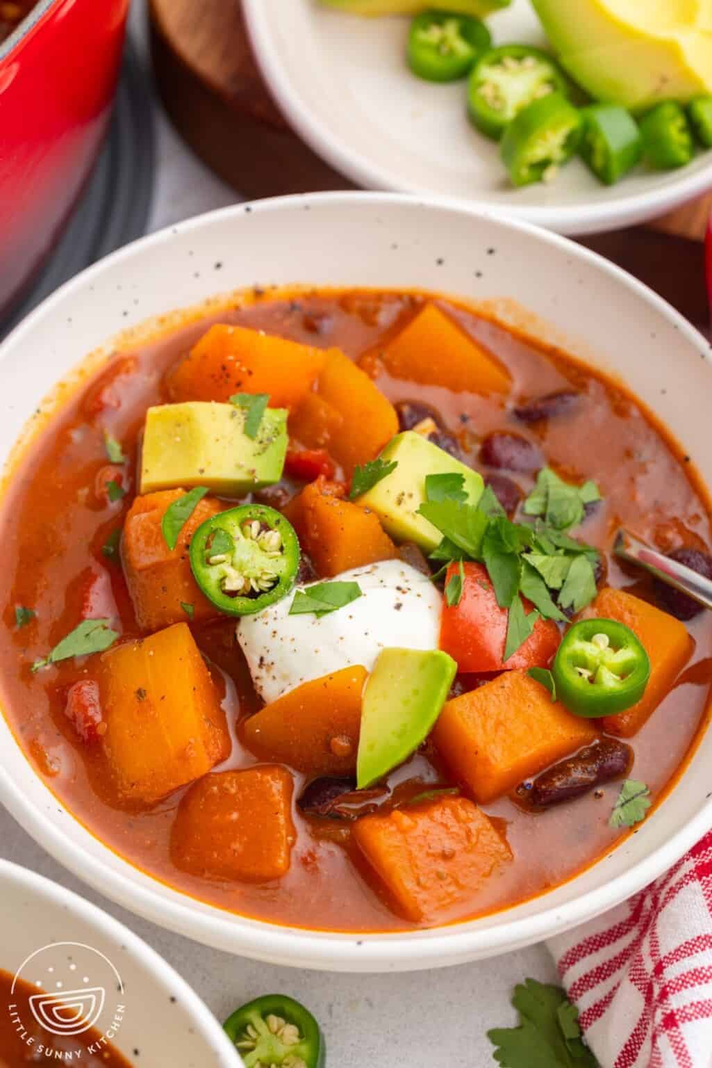 Vegetarian Butternut Squash Chili