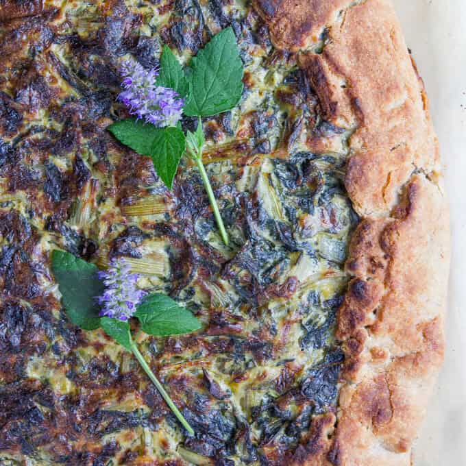 ‘Six Seasons’ Swiss Chard and Leek Crostata