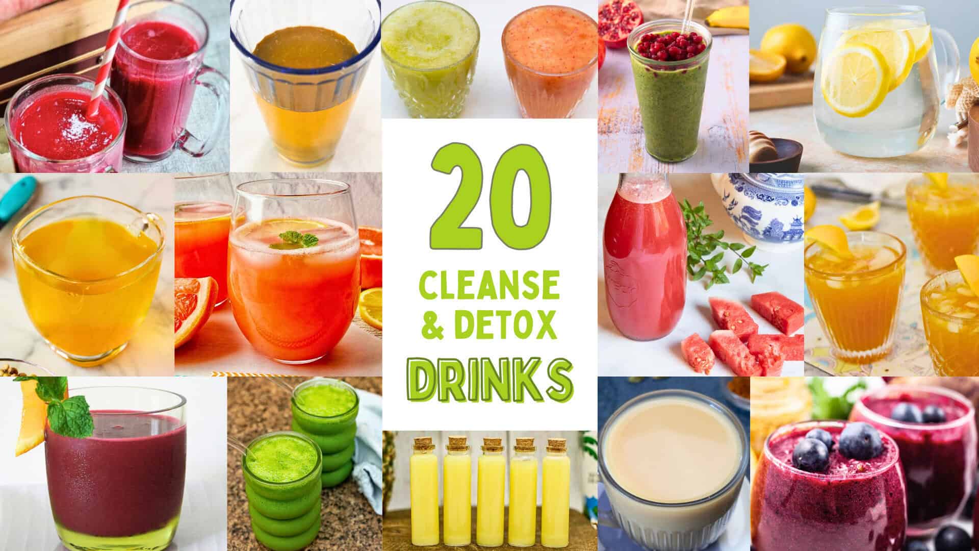 20 Cleanse and Detox Drinks – Vegetarian Recipes for Mindful Cooking
