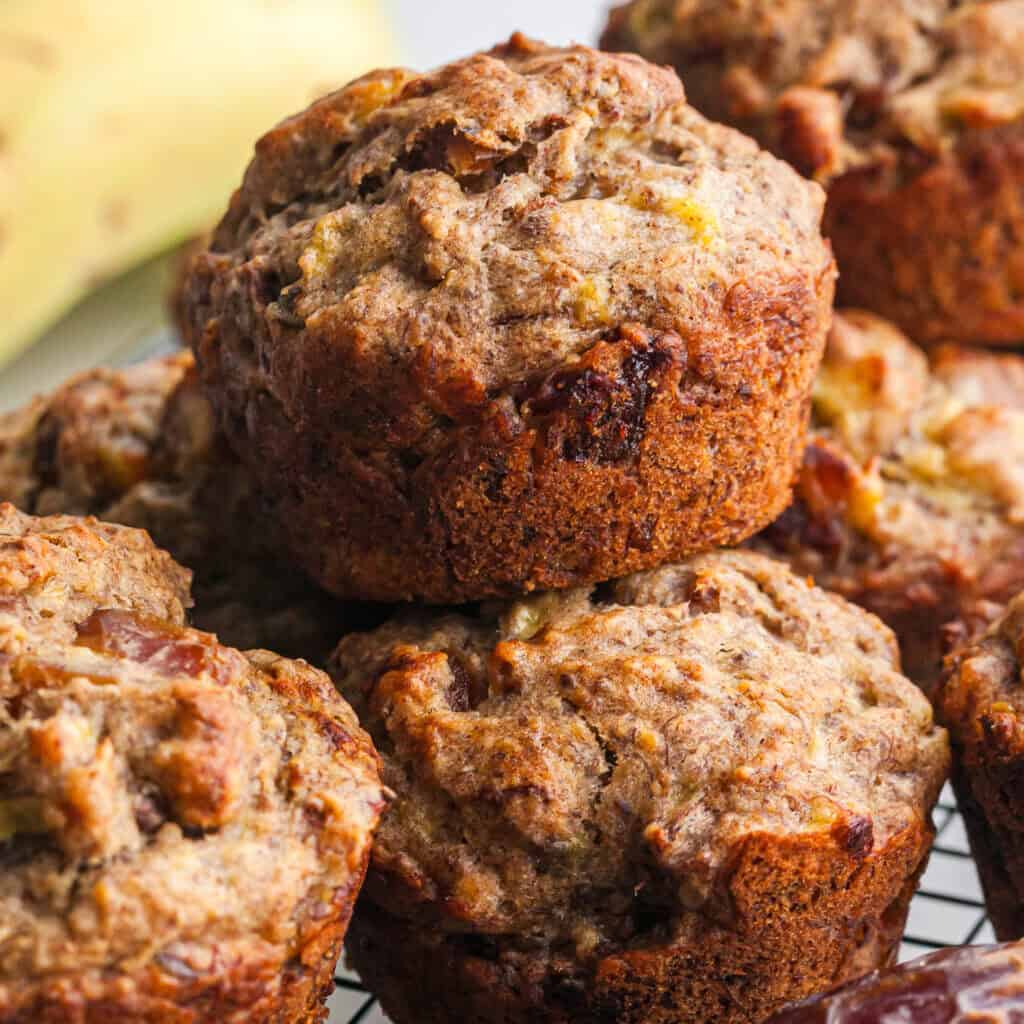Banana Date Muffins