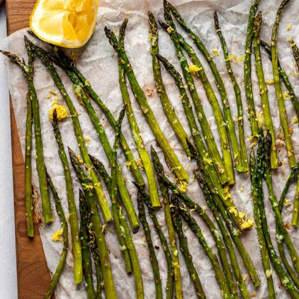 Simple Lemon Roasted Asparagus