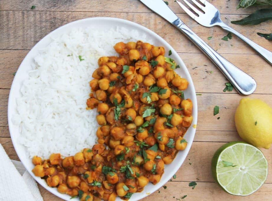 savory chickpeas chana masala