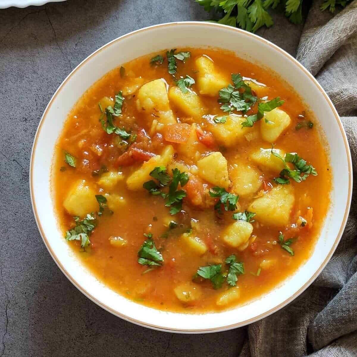 Indian potato curry