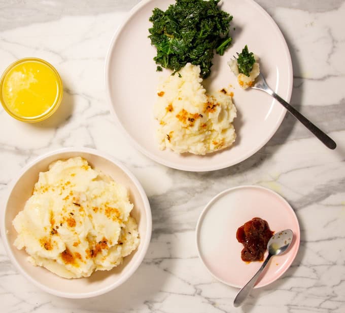 Spiced Mashed Potatoes With Ginger & Ghee