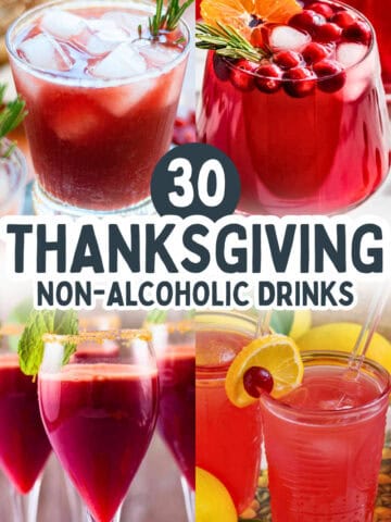 30 Festive Non-Alcoholic Drinks for Thanksgiving
