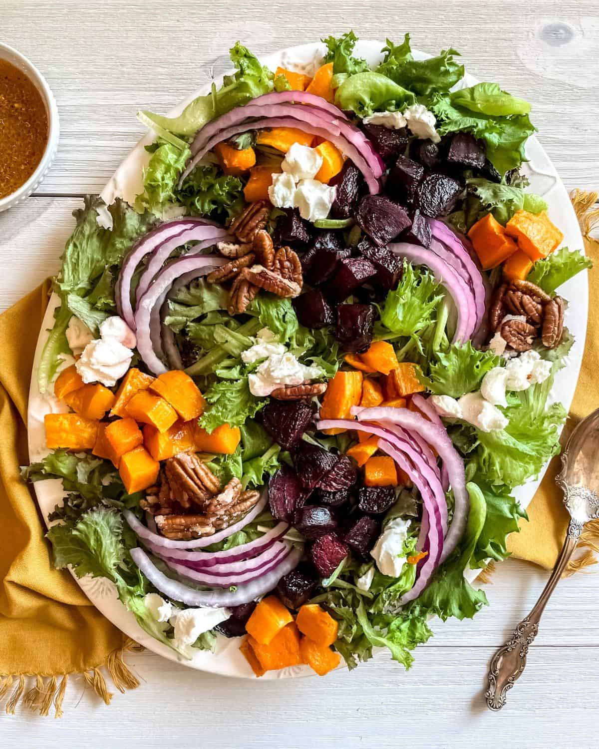 Butternut and Beetroot Salad