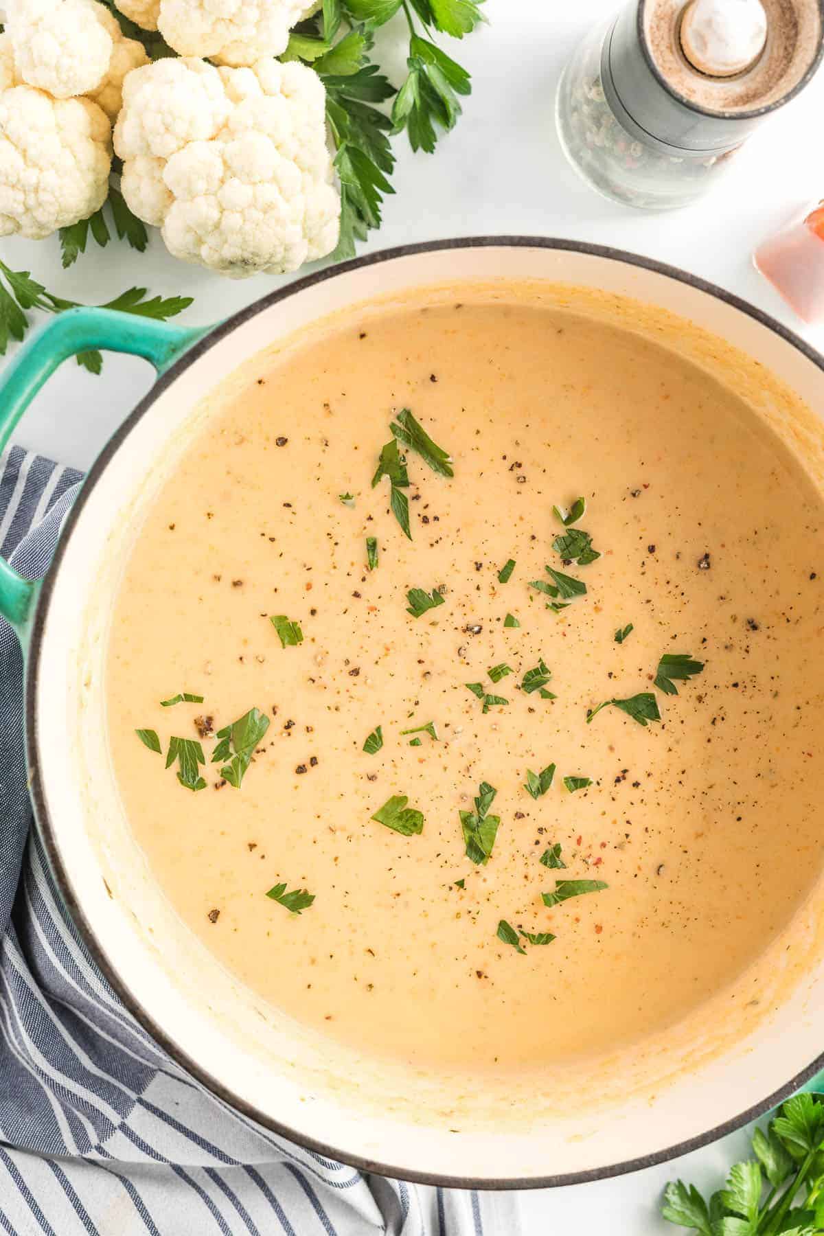 Cauliflower Cheese Soup