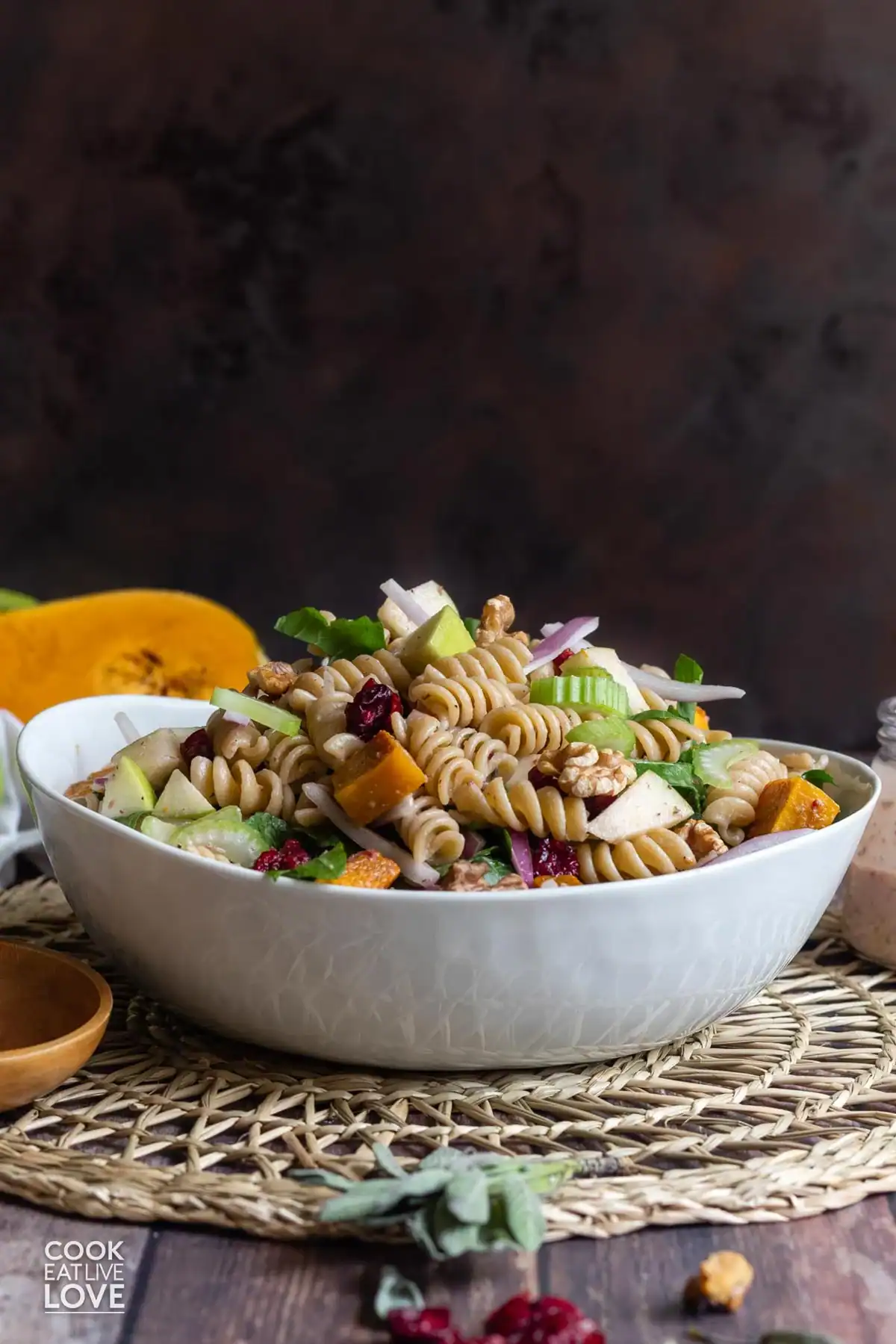 Fall Pasta Salad with Butternut Squash