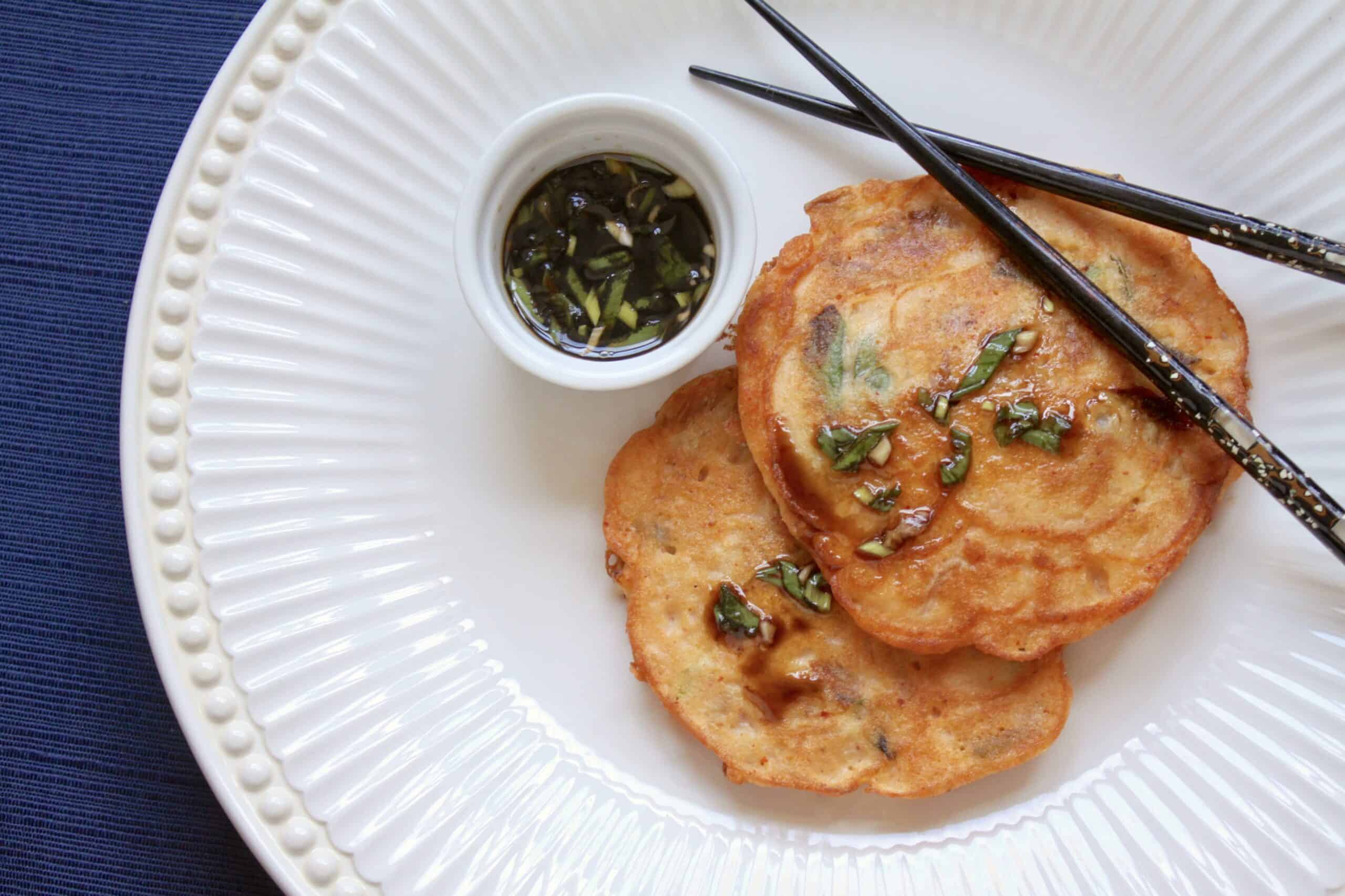 Korean Mung Bean Pancakes