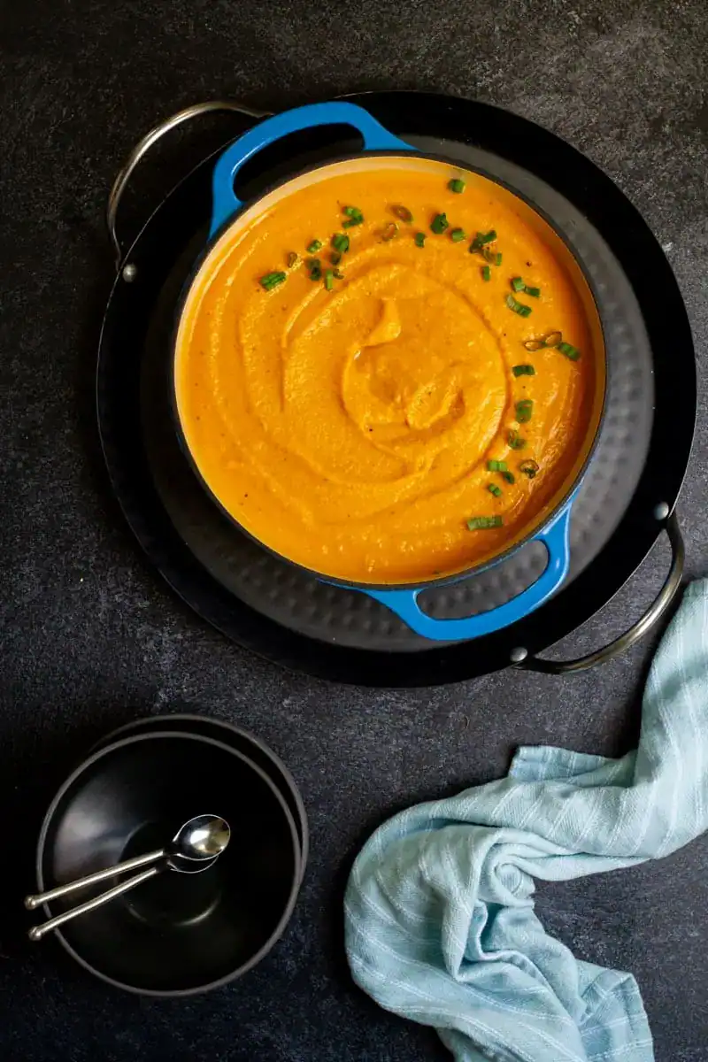 Roasted Kabocha Squash Soup