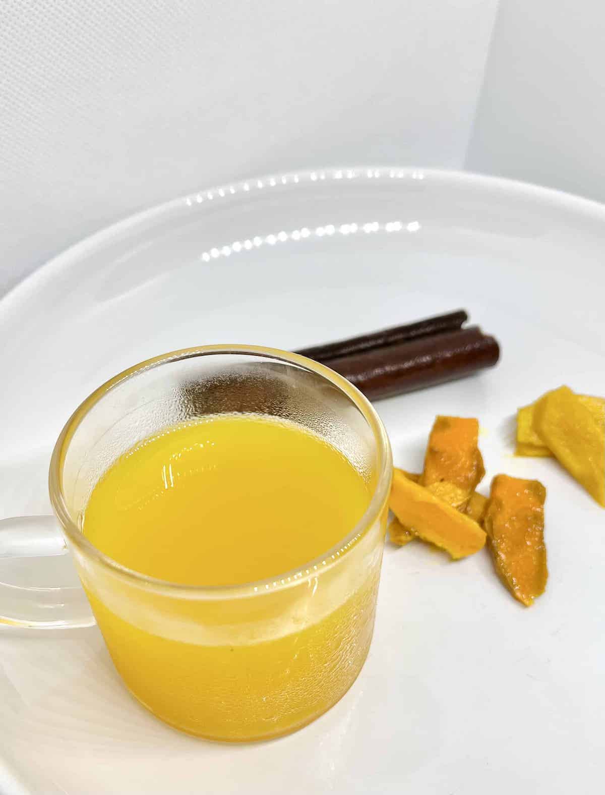 Turmeric Lemon Ginger Cinnamon Honey Tea