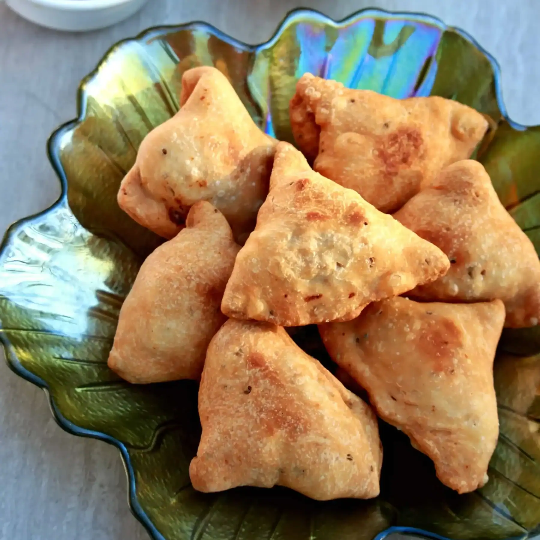 Vegan Potato And Peas Filled Savory Pastry