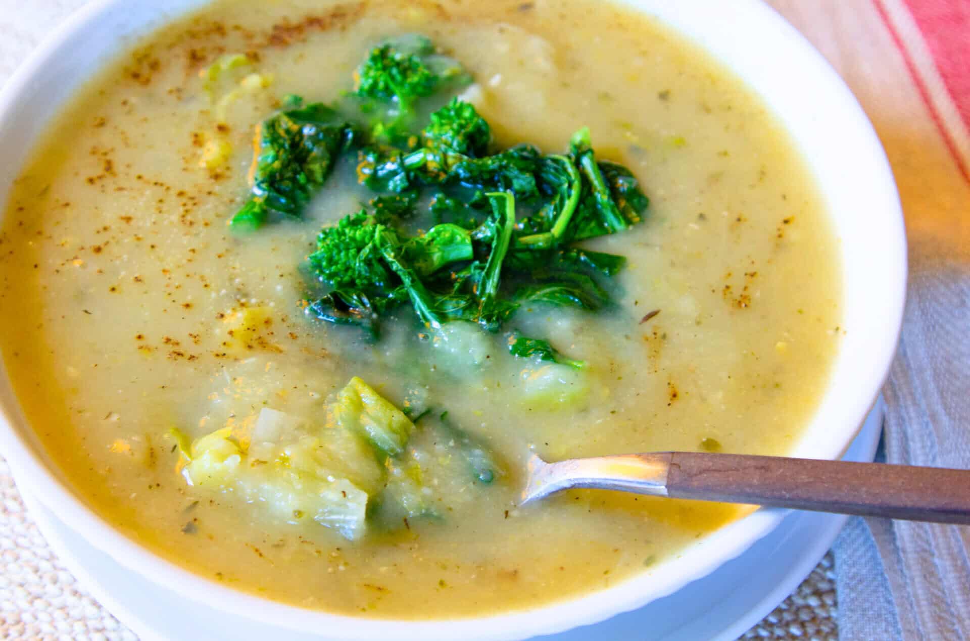 vegan potato soup