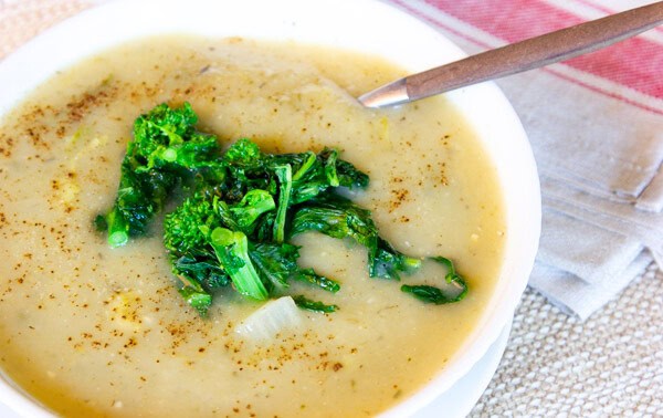 vegan potato soup