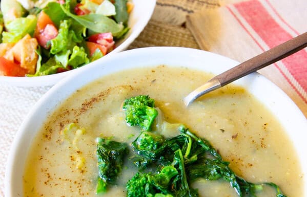 vegan potato soup