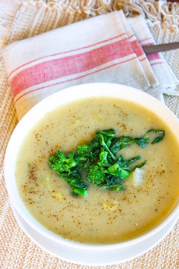vegan potato soup