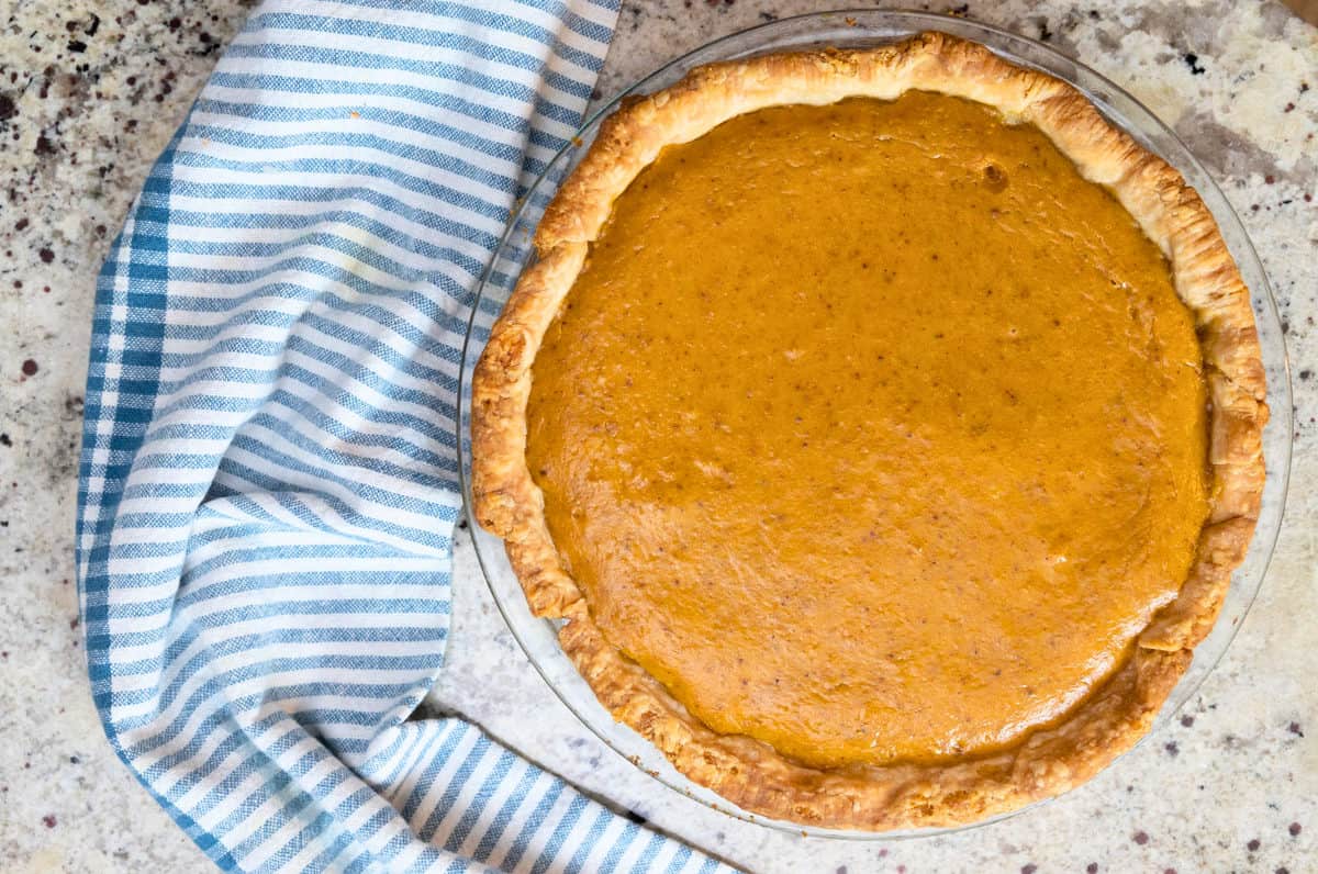 eggless pumpkin pie