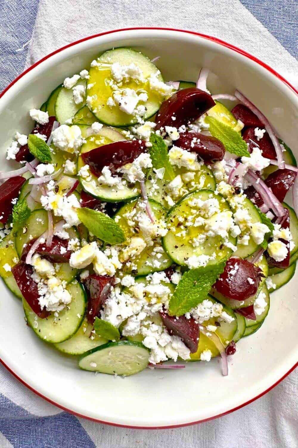 Beet Cucumber Salad