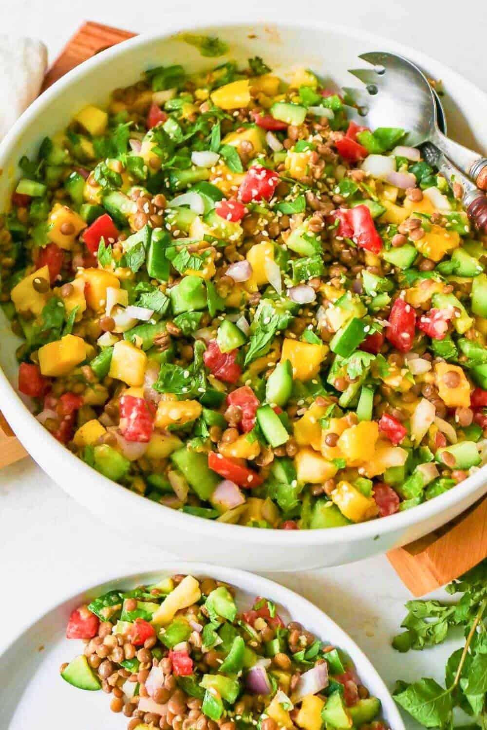 Mango Cucumber Salad